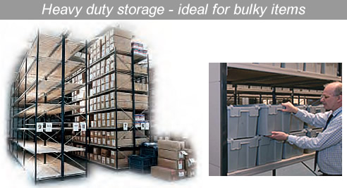 Heavy duty storage ideal for bulky items