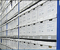 Longspan shelving: Static Archive Box Storage